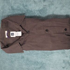 GAP Premium Men's Casual Brown Button-Down Shirt